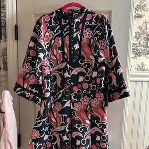 Tuckernuck Pink and Black Floral Dress